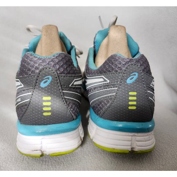 ASICS Womens Athletic Shoes Size 8 Teal Blue Green Run  F911212 T3A79 - Picture 4 of 8